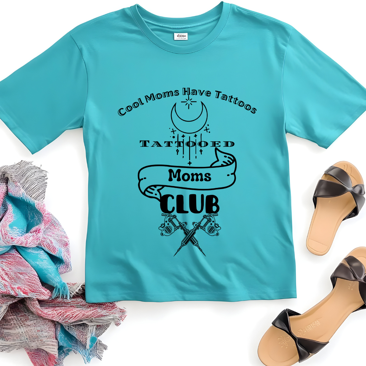 Tattooed Moms Club Graphic Tee – Funny Cool Mom Shirt