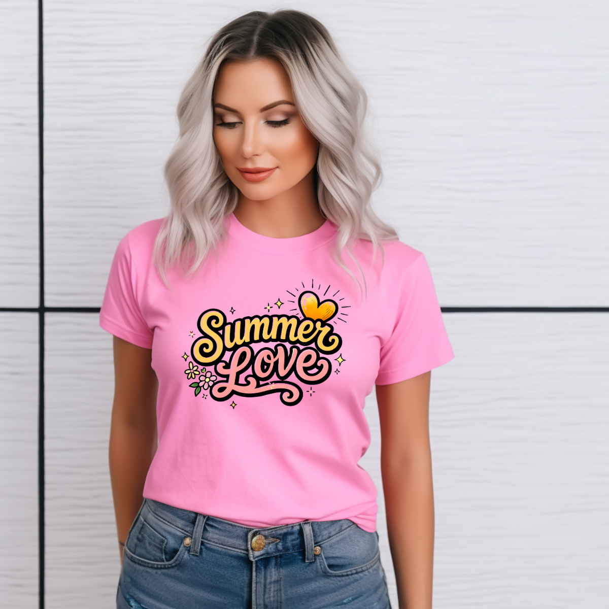 Summer Love Graphic Tee – Cute Retro Summer Shirt