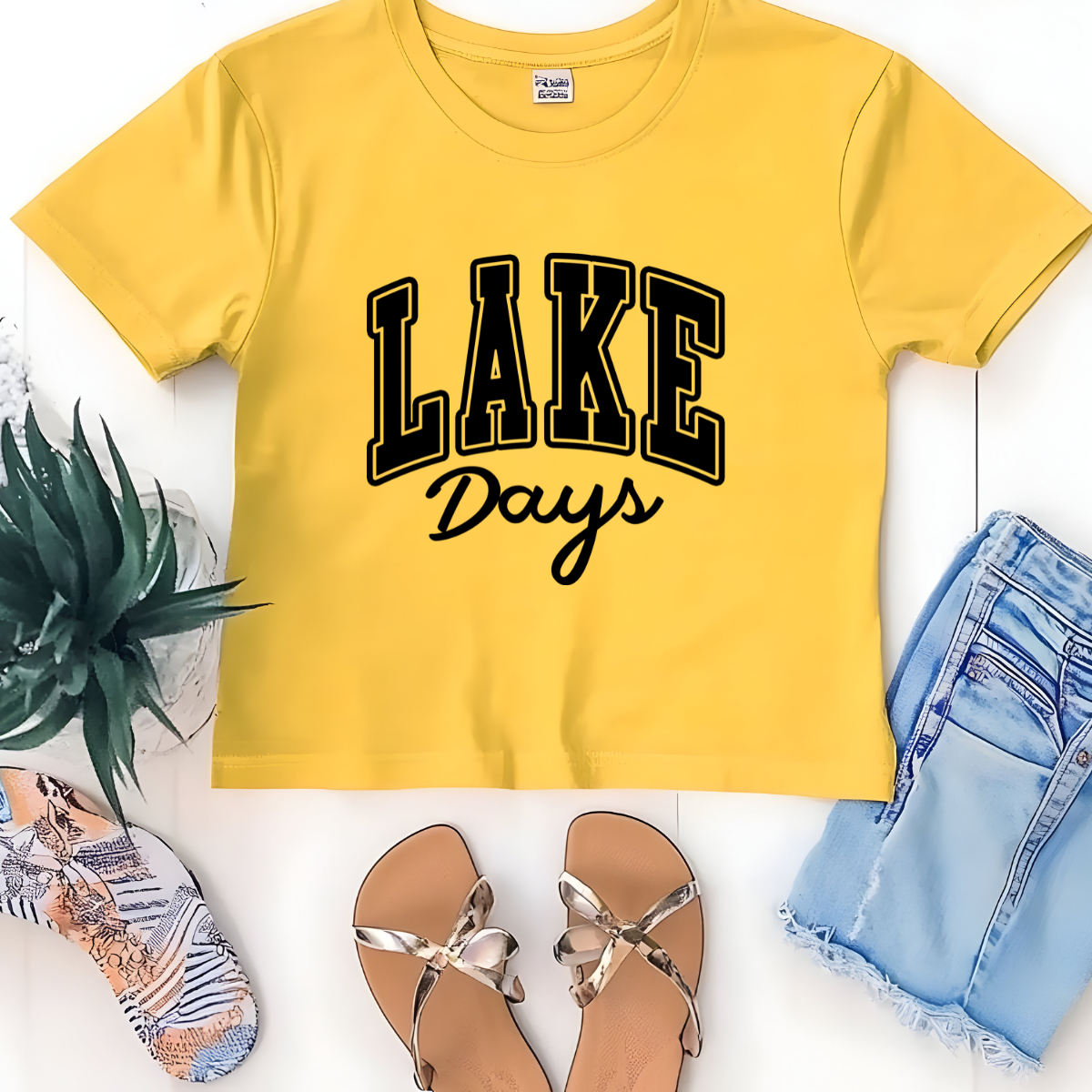 Lake Days Graphic Tee – Cute Summer Lake Life Shirt