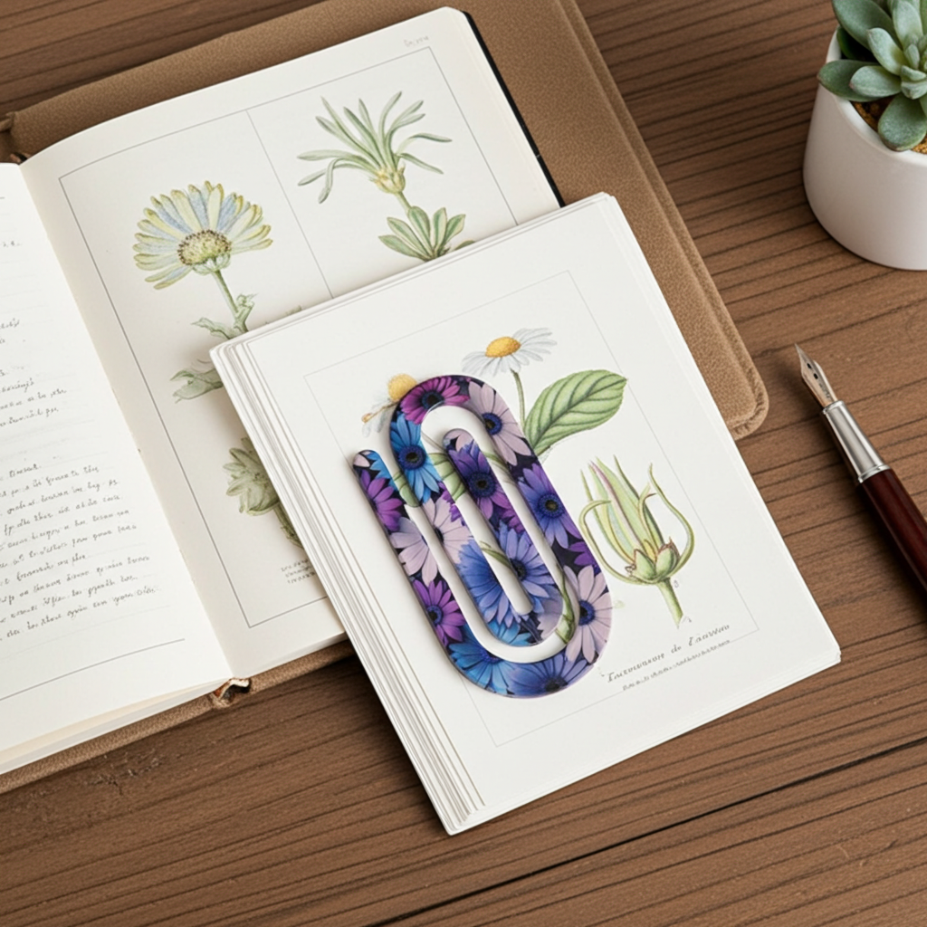 Sublimated Jumbo Paper Clips β Cute & Functional Page Markers