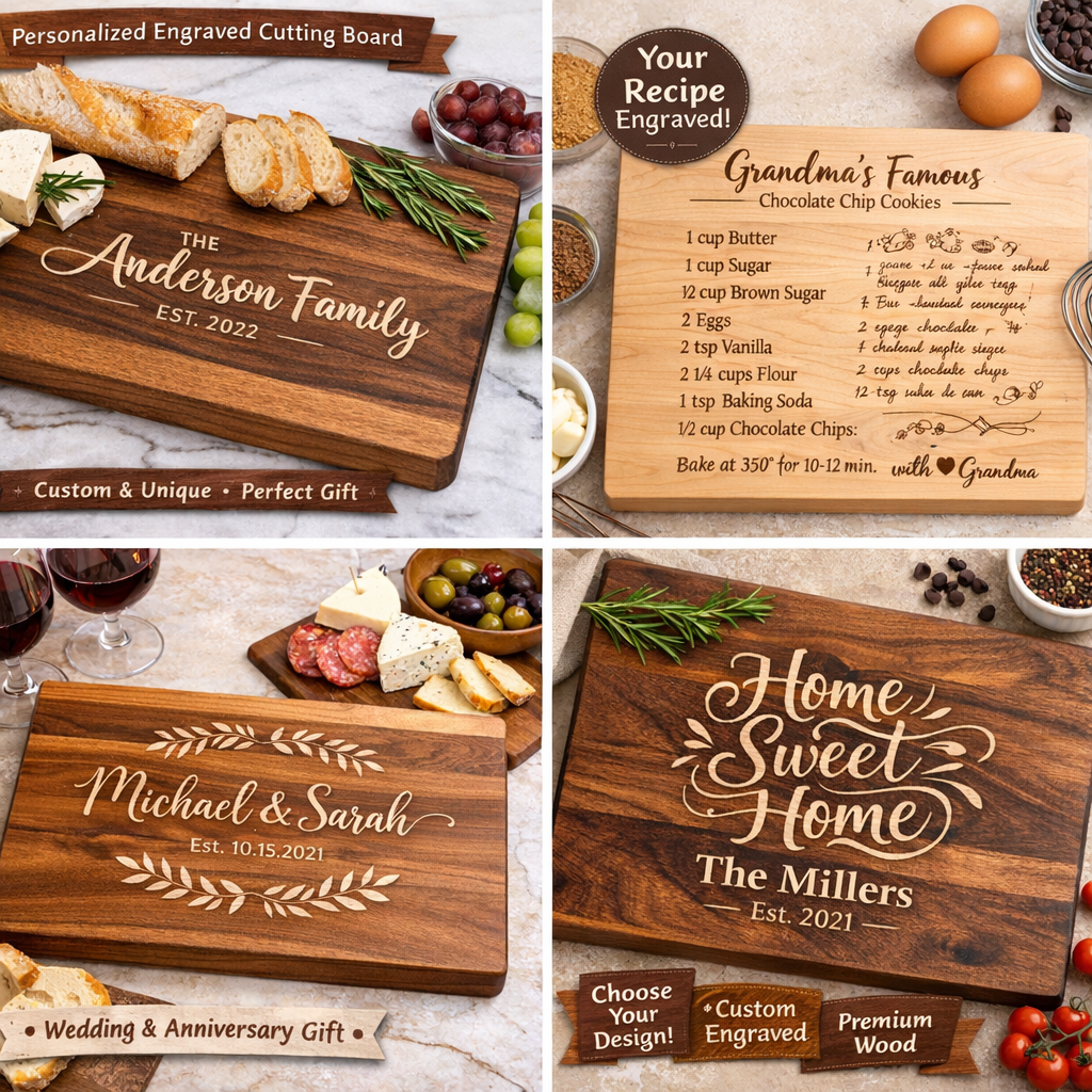 Custom Engraved Cutting Board