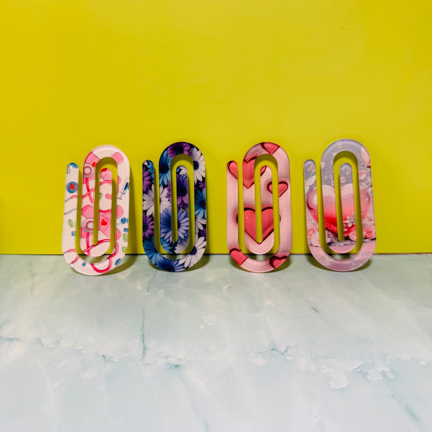 Sublimated Jumbo Paper Clips β Cute & Functional Page Markers