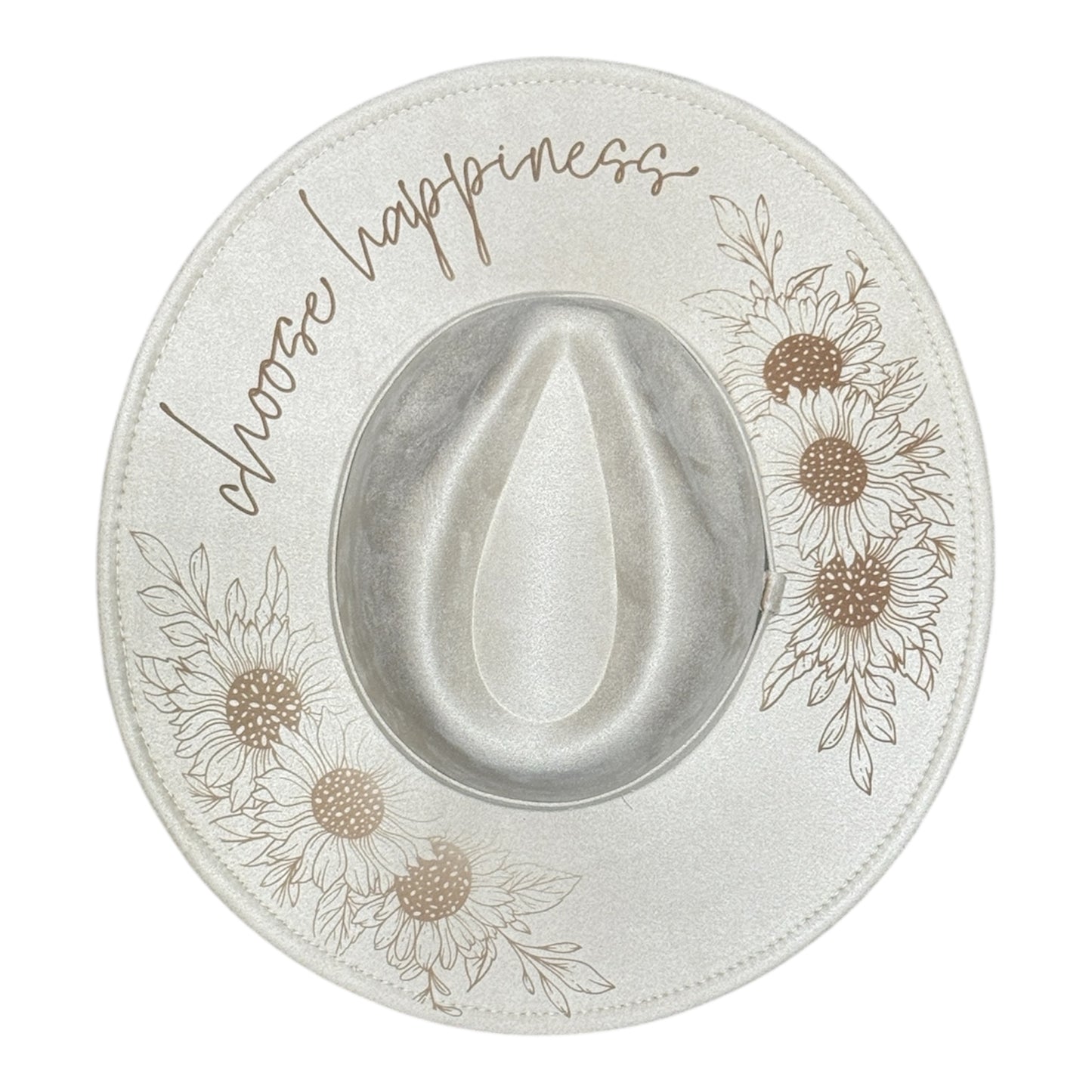 ๐พ Wide Brim Laser-Engraved Rancher Hat