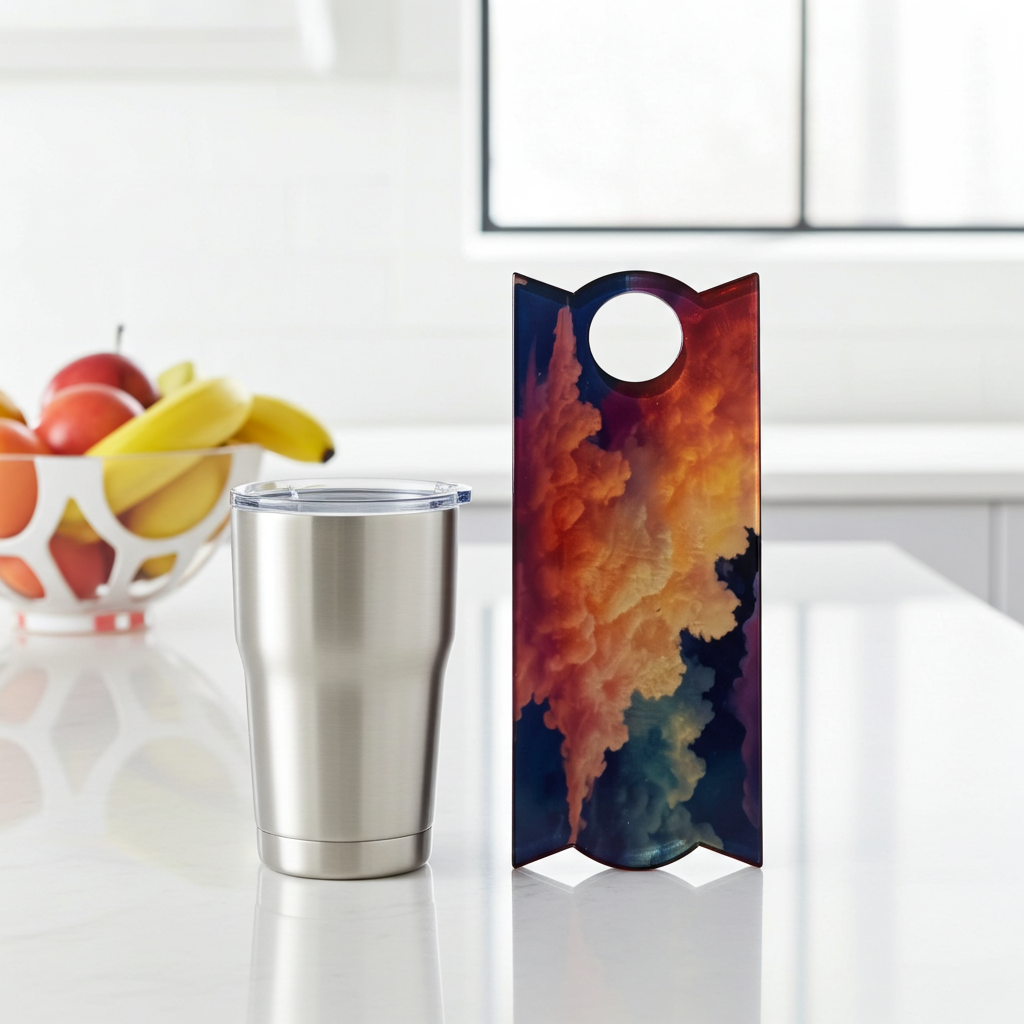 Acrylic Tumbler Name Plate