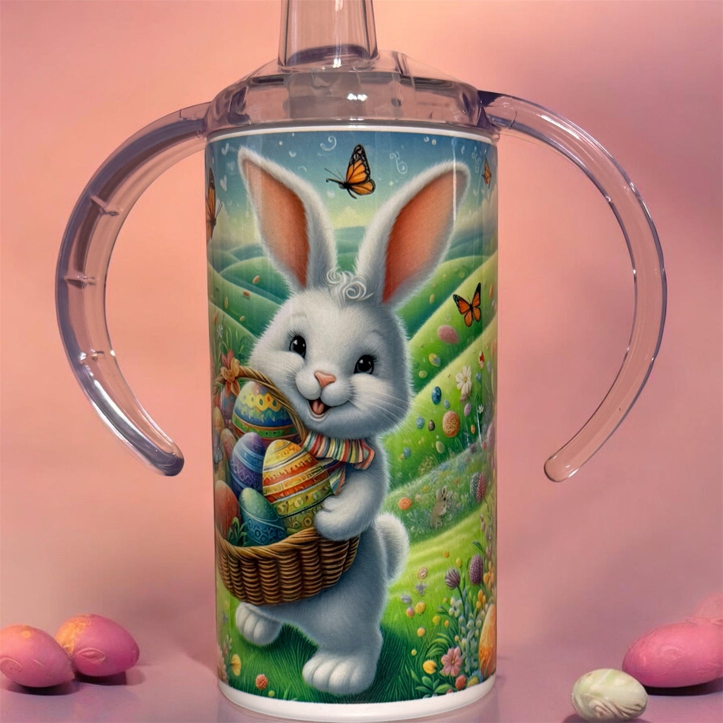 Personalized 12oz Kids Stainless Steel Sippy Cup Tumbler