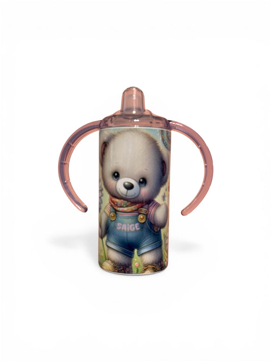 Personalized 12oz Kids Stainless Steel Sippy Cup Tumbler