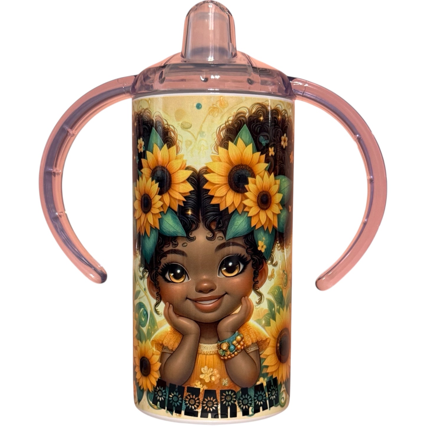 Personalized 12oz Kids Stainless Steel Sippy Cup Tumbler