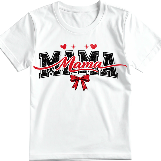 Retro Mama Bow Graphic Tee