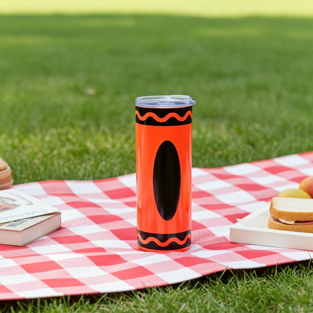 Bright & Fun Crayon 20oz Stainless Steel Tumbler