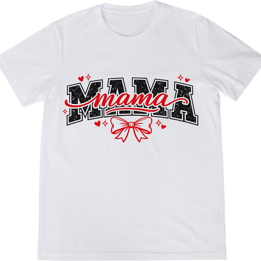 Mama Script Bow Graphic Tee