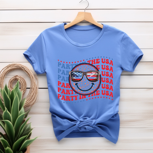 Party In The USA Patriotic Graphic Tee