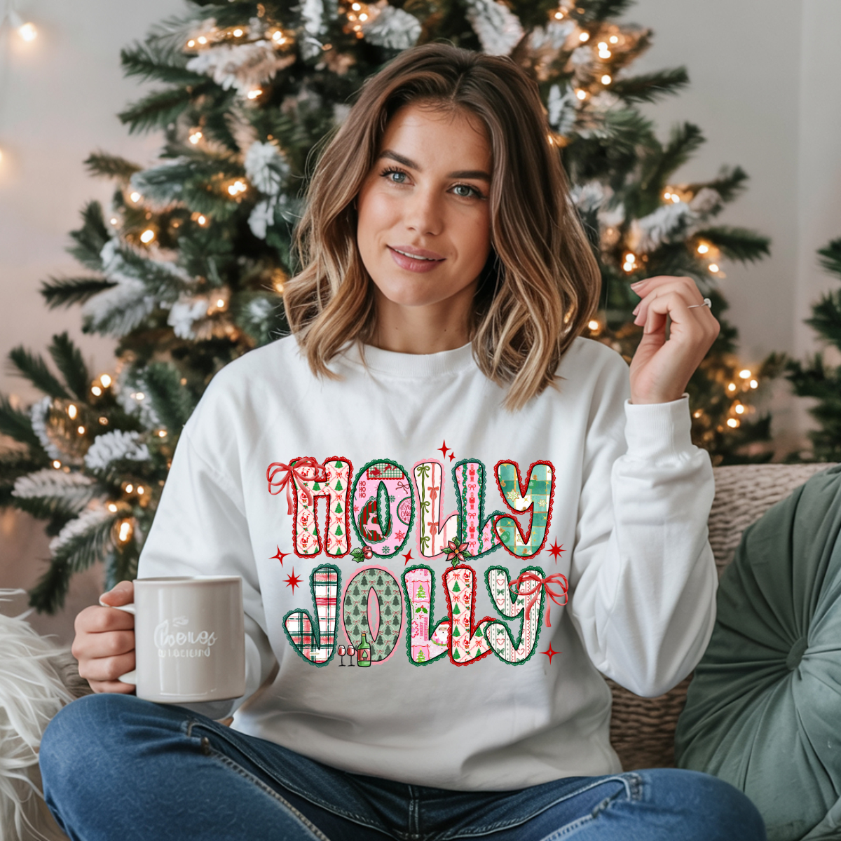 🎄✨ Holly Jolly Christmas Sweatshirt ✨🎅