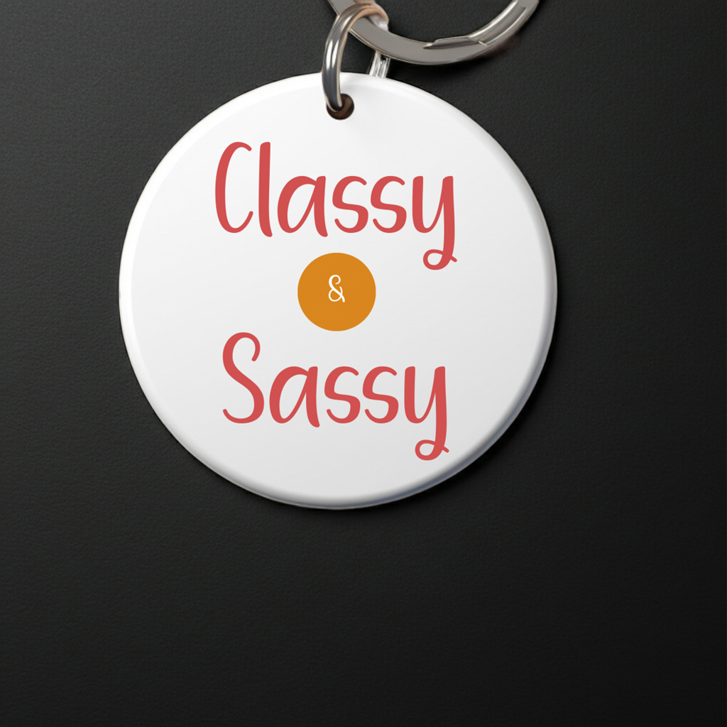 Classy & Sassy Acrylic Car Charm