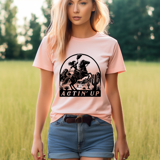 Actin’ Up Cowgirl Graphic Tee