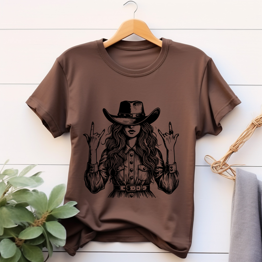 Sassy Cowgirl Western Graphic Tee