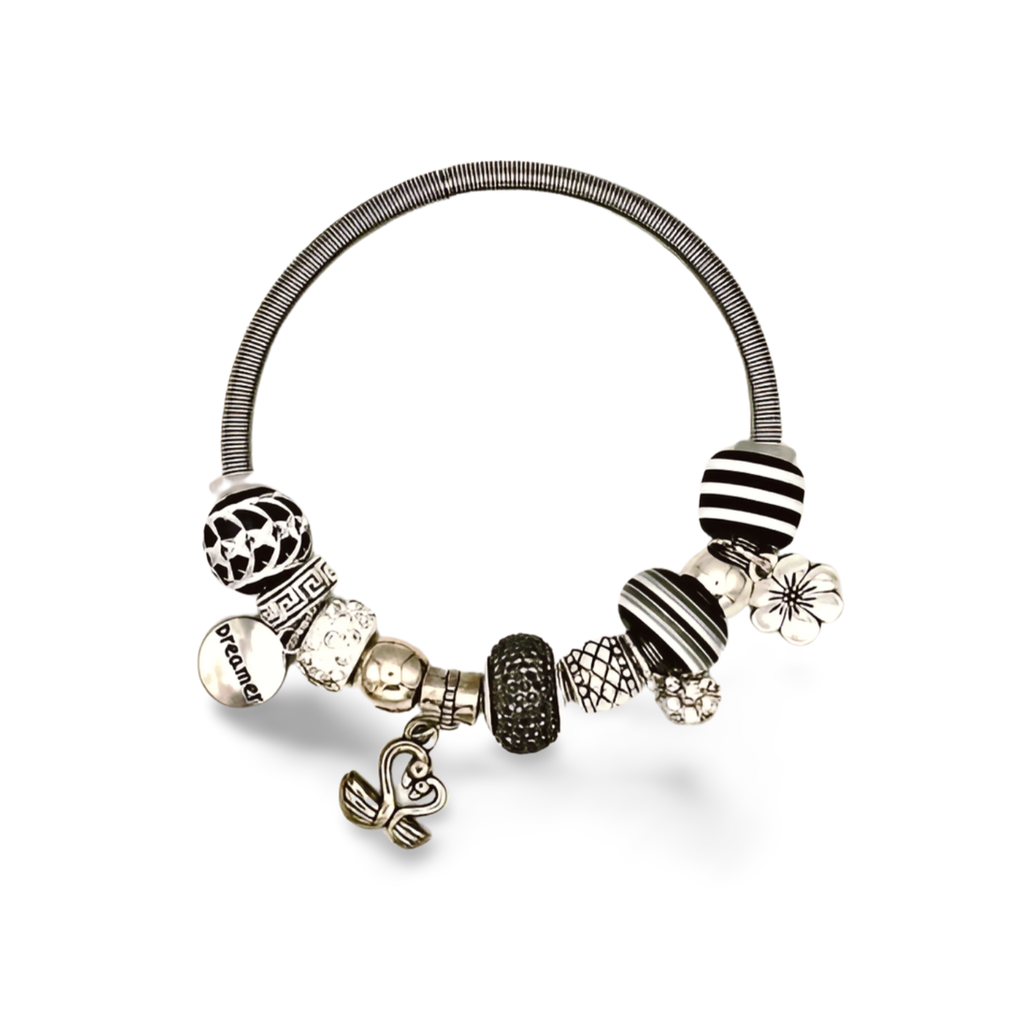 Black Tie Affair European Charm Bracelet