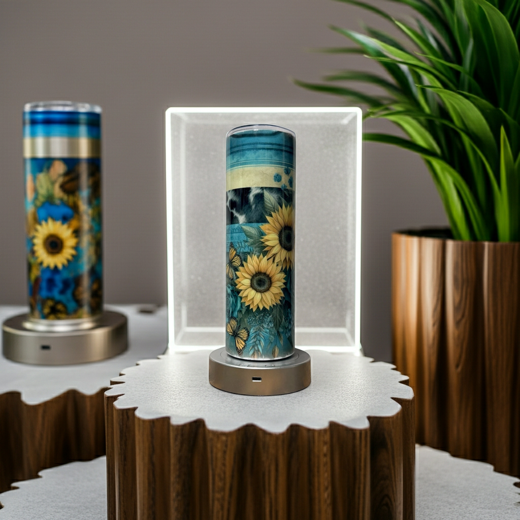 30oz Sunflower Sublimation Stainless Steel Tumbler