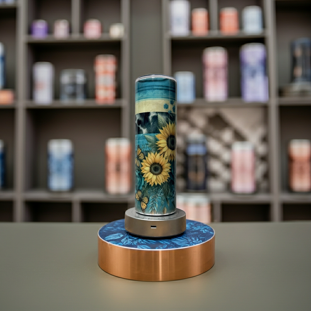 30oz Sunflower Sublimation Stainless Steel Tumbler