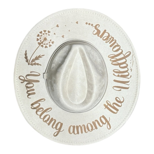 🌾 Wide Brim Laser-Engraved Rancher Hat