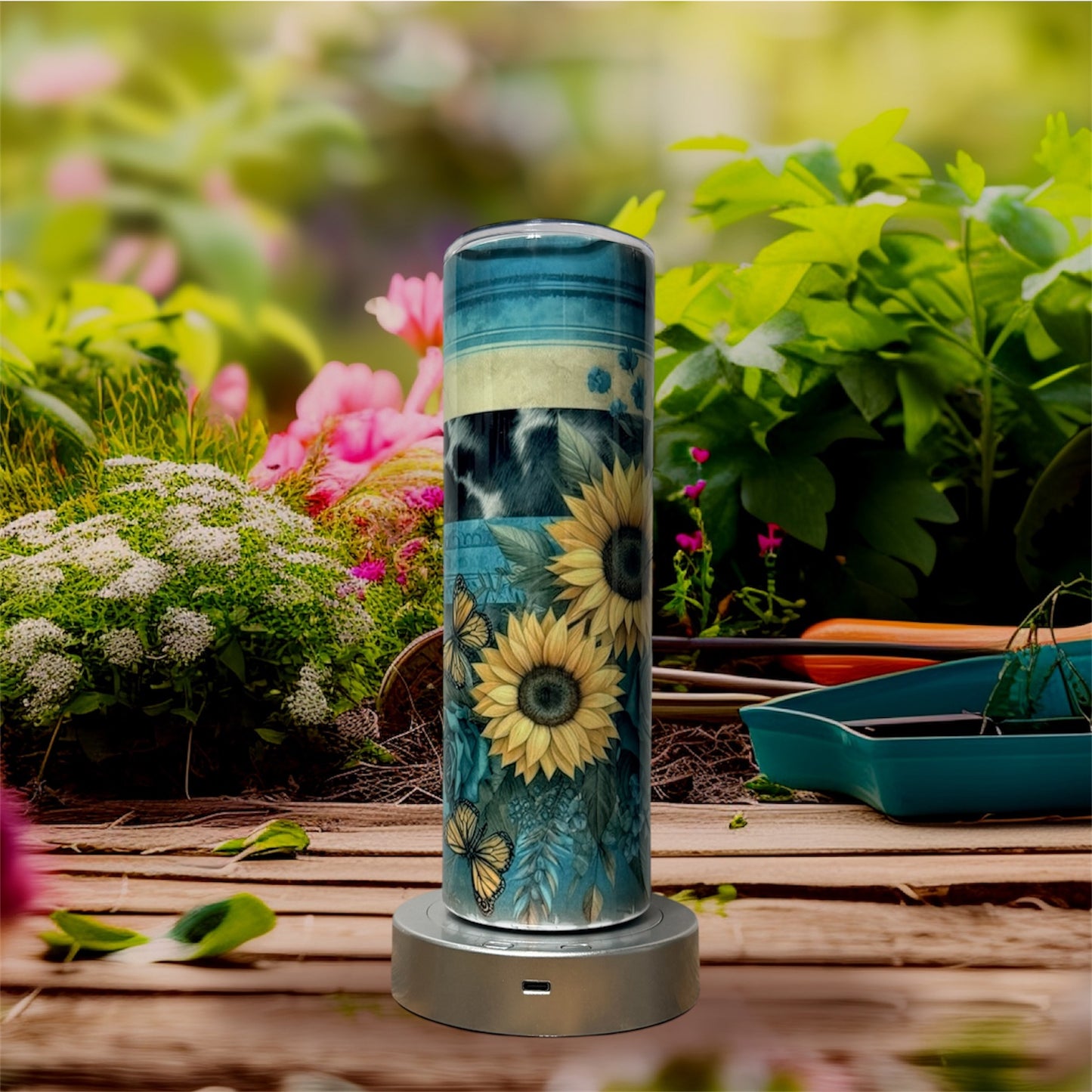 30oz Sunflower Sublimation Stainless Steel Tumbler