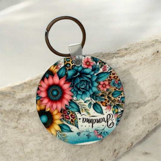 "Grandma" Sublimated Key Chain