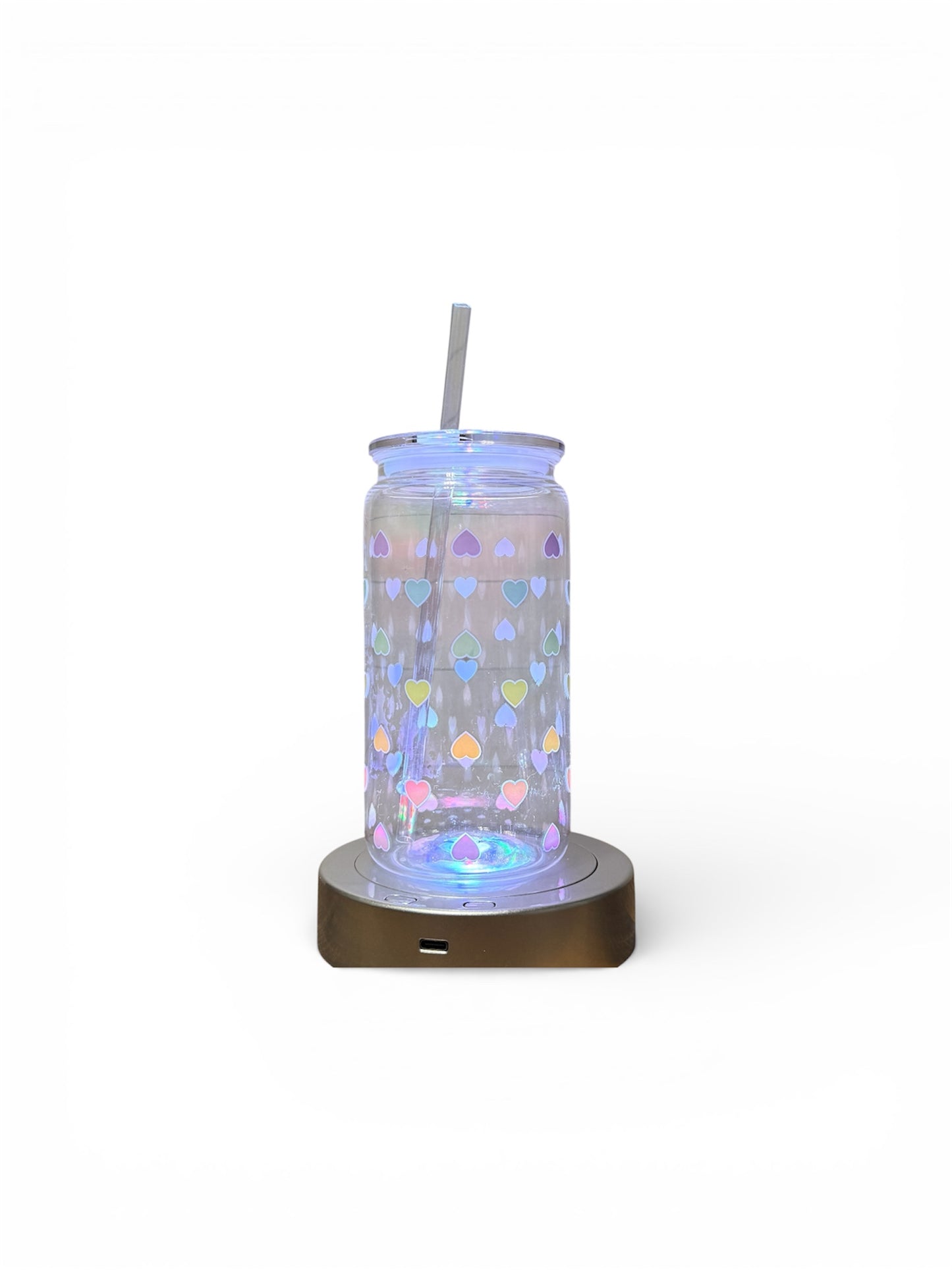 16oz Clear Plastic Beer Can Cup