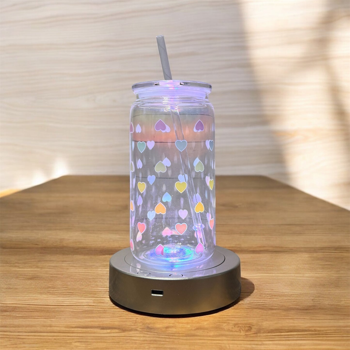 16oz Clear Plastic Beer Can Cup