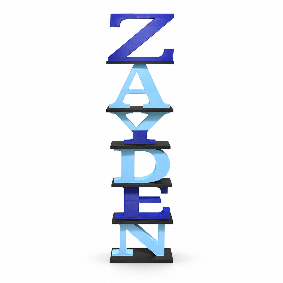 Personalized 3D Printed Stackable Name Letters – Custom Nursery & Bedroom Décor