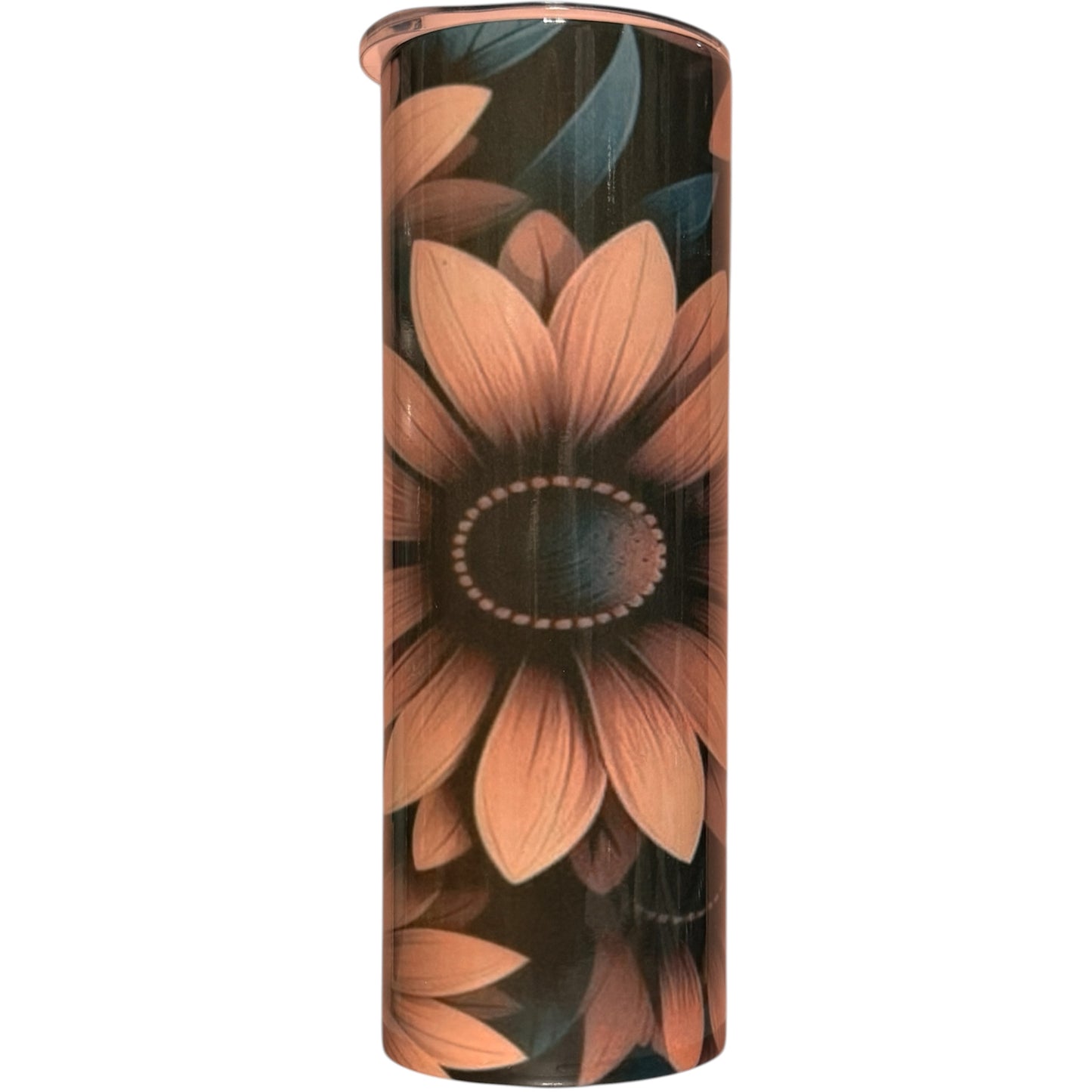 20oz Sunflower Skinny Tumbler – Floral Stainless Steel Insulated Cup