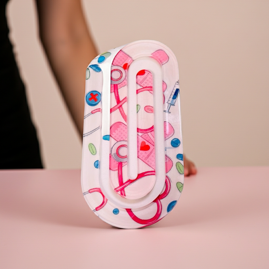 Sublimated Jumbo Paper Clips – Cute & Functional Page Markers