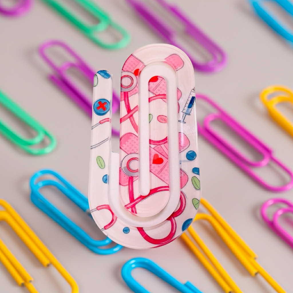 Sublimated Jumbo Paper Clips – Cute & Functional Page Markers
