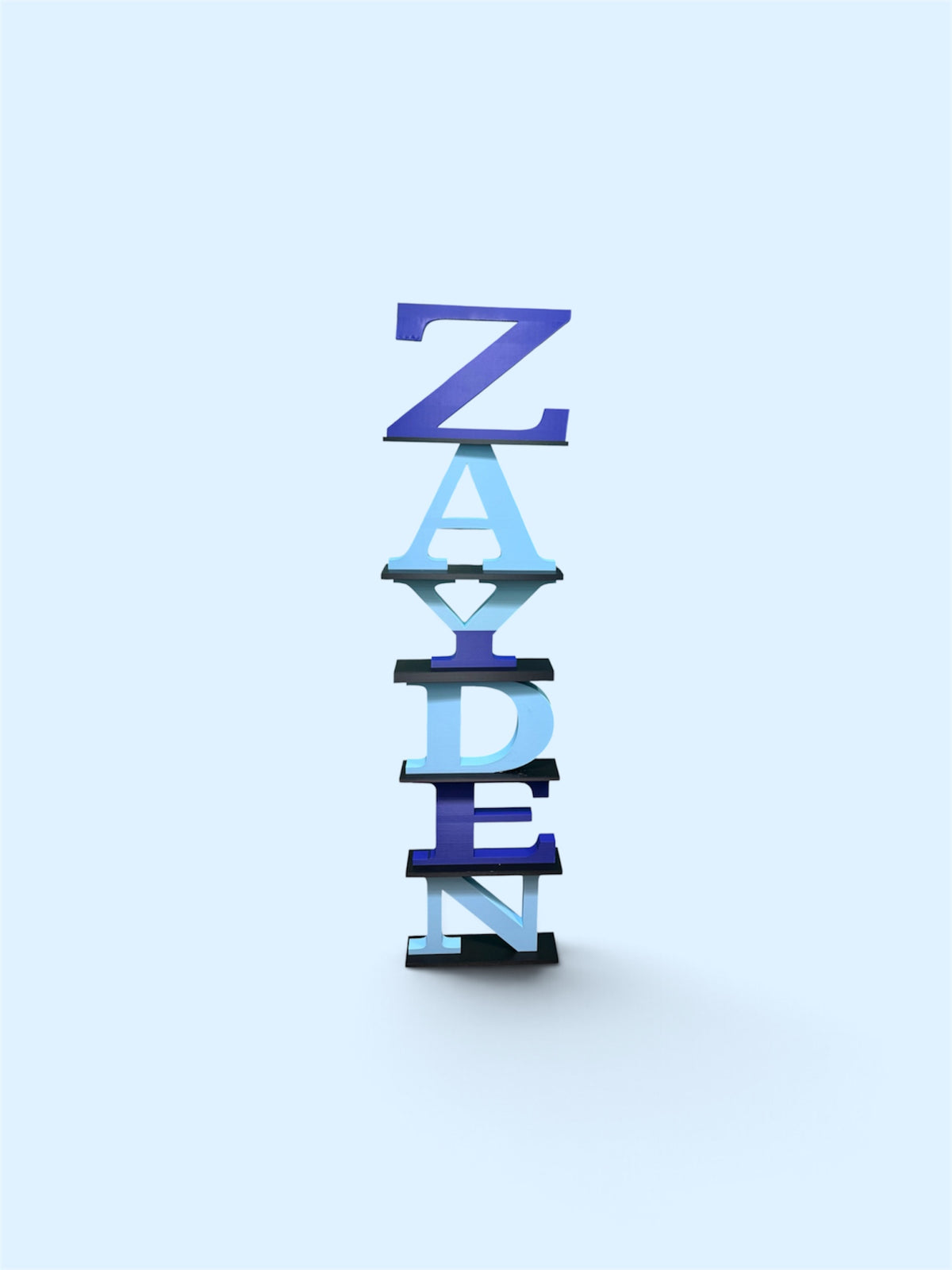 Personalized 3D Printed Stackable Name Letters – Custom Nursery & Bedroom Décor