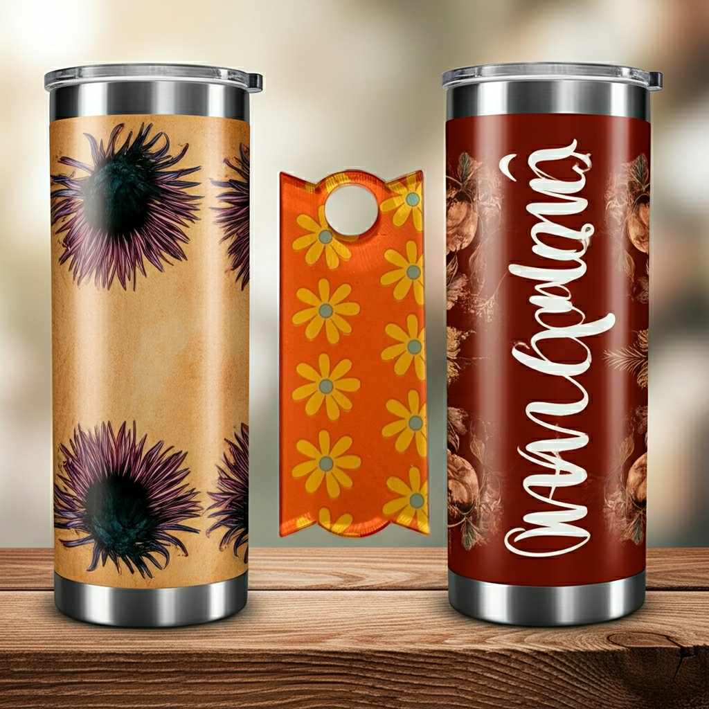 Acrylic Tumbler Name Plate